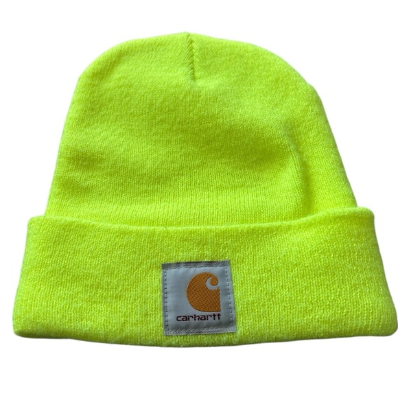 Carhartt Bright Yellow Beanie - Picture 2 of 4